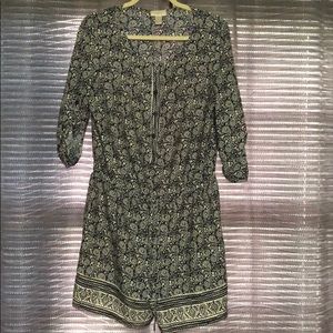 LOFT Romper with Tie Waist